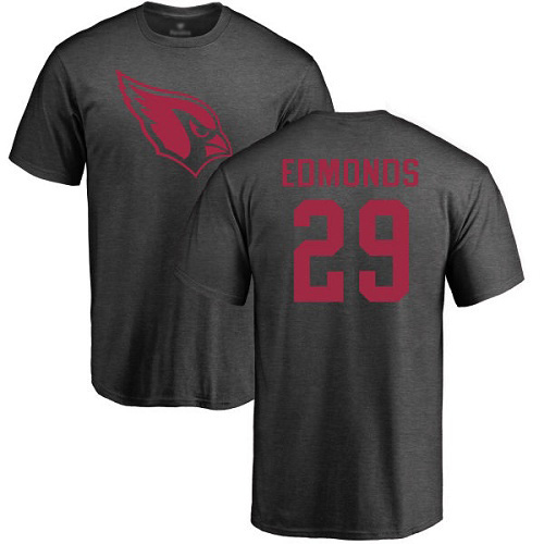 Arizona Cardinals Men Ash Chase Edmonds One Color NFL Football #29 T Shirt